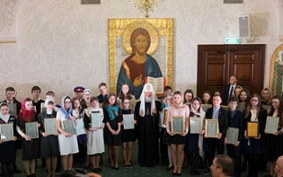 Святейший Патриарх Кирилл возглавил церемонию награждения победителей конкурса "Лето Господне"